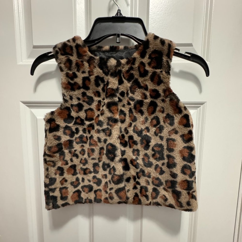 Cat & Jack size small animal print vest